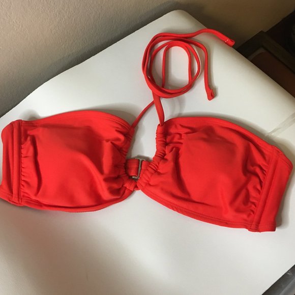 XHILARATION Juniors U-Neck Bandeau Bikini Top  NEW! - Picture 4 of 11